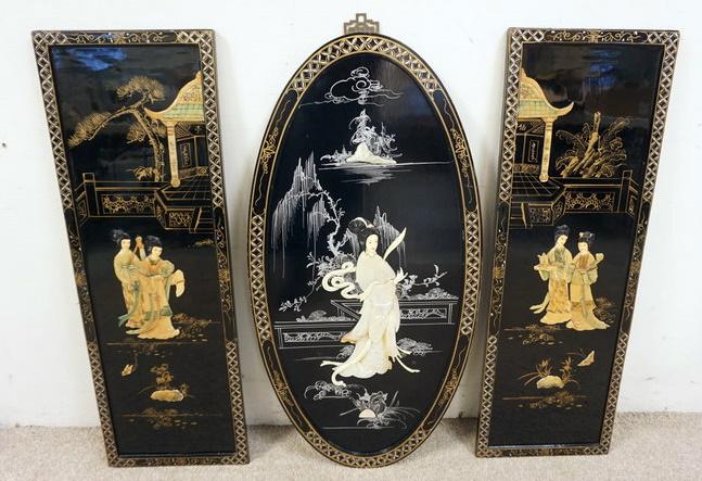 3 ASIAN HANGING PANELS (1 of 7)