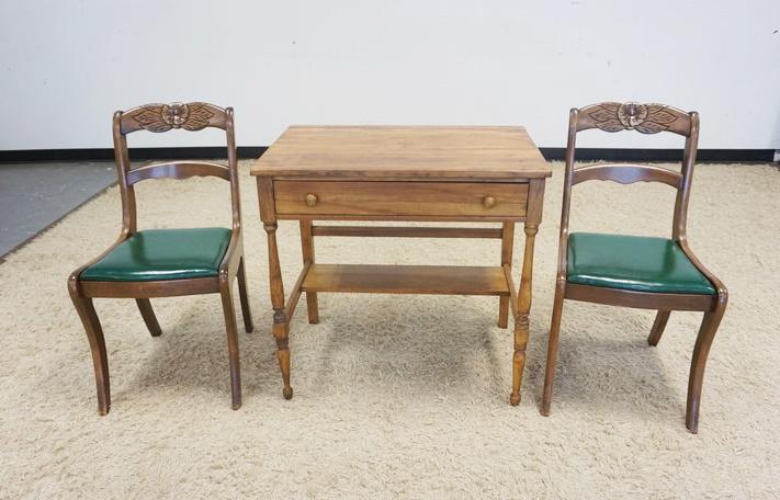 PINE WRITING TABLE (1 of 2)