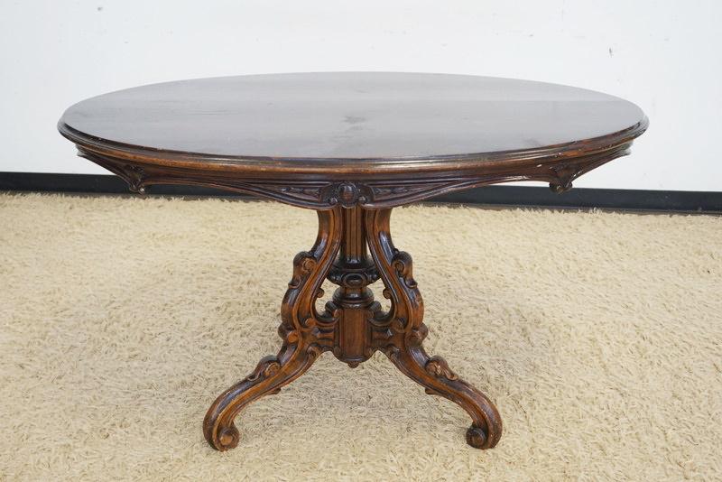 VICTORIAN OVAL PARLOR TABLE (1 of 3)