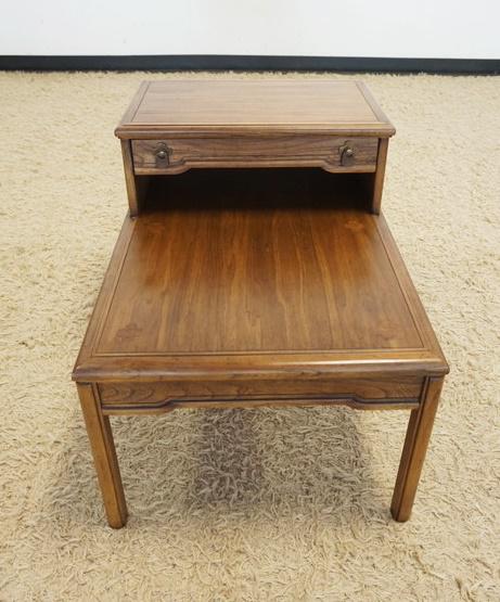 MCM CARLTON HOUSE STEPPED BACK END TABLE (1 of 4)