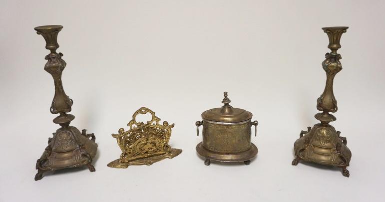 GROUP OF BRASS ITEMS (1 of 3)