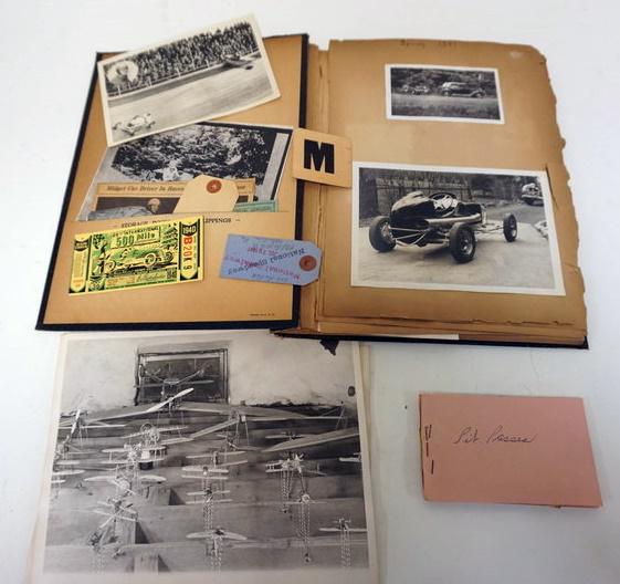VINTAGE MIDGET AUTO RACE CAR SCRAPBOOK (1 of 7)