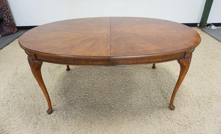 WHITE FURNITURE CO WALNUT BANDED TABLE (1 of 7)