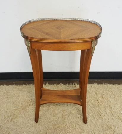 FRENCH STAND WITH PIERCED GALLERY TOP (1 of 3)