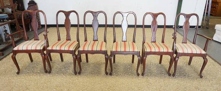 6 QUEEN ANNE STYLE CHAIRS (1 of 4)
