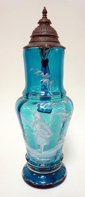 ANTIQUE MARY GREGORY PITCHER (1 of 3)