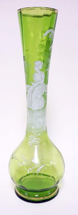 ANTIQUE MARY GREGORY VASE (1 of 3)