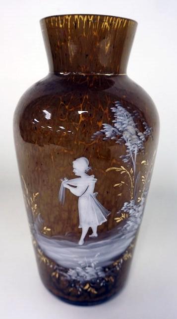 ANTIQUE MARY GREGORY VASE (1 of 4)