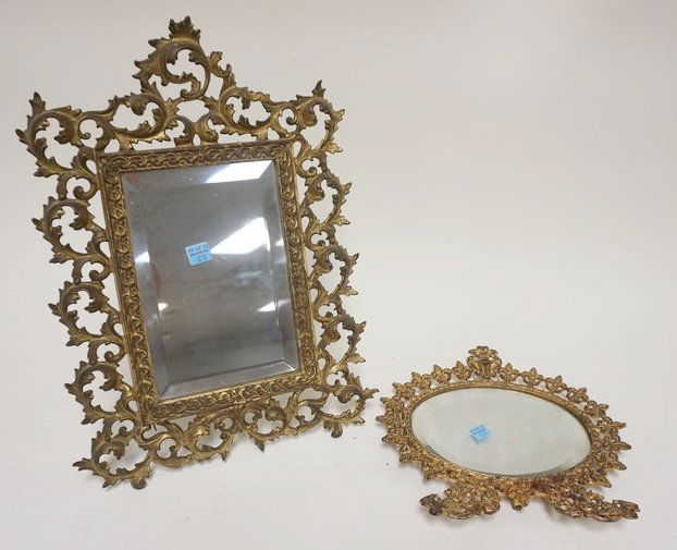 PAIR OF VICTORIAN MIRRORS (1 of 2)