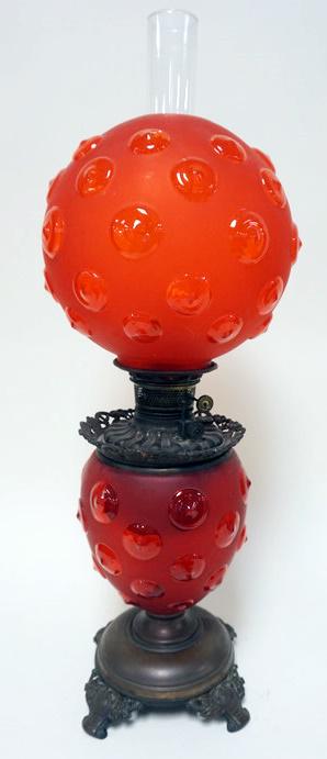 VICTORIAN GONE WITH THE WIND LAMP (1 of 1)