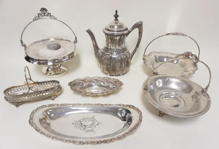 GROUP OF VICTORIAN SILVER PLATE (1 of 1)