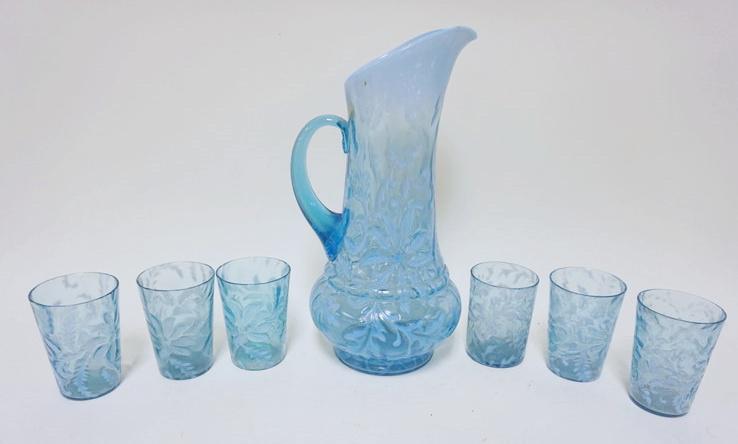 VICTORIAN WATER SET 7 PIECE NORTHWOOD (1 of 3)