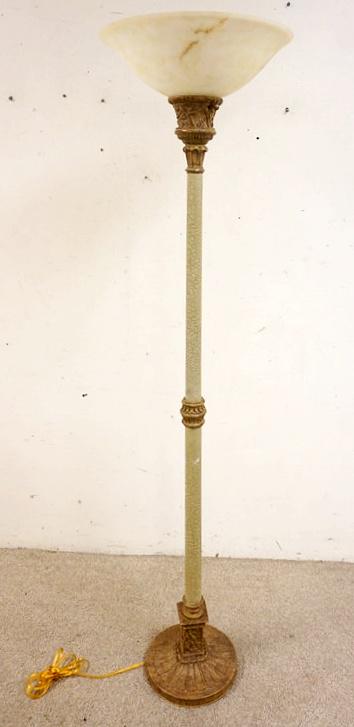 CONTEMPORARY TORCHIERE FLOOR LAMP (1 of 2)