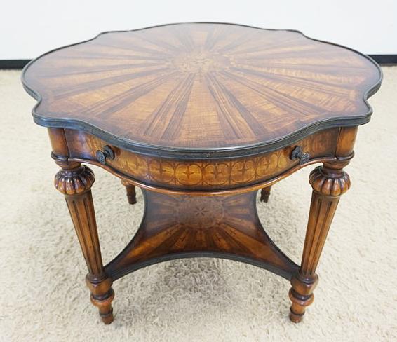 THEODORE ALEXANDER INLAID OCCASIONAL TABLE (1 of 6)