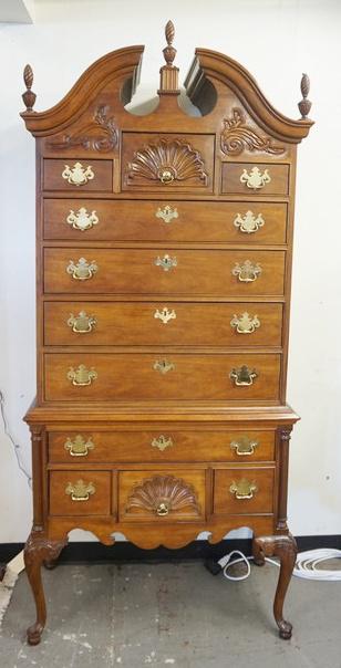 THOMASVILLE MAHOGANY HIGHBOY (1 of 2)