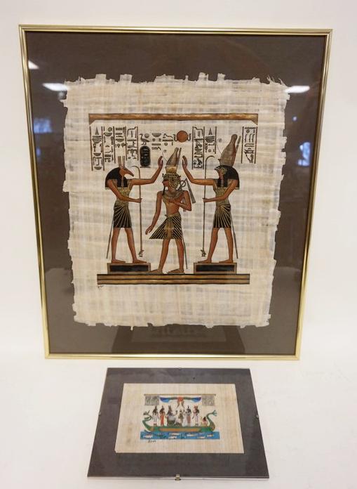 2 EGYPTIAN PAPYRUS ARTWORK (1 of 2)