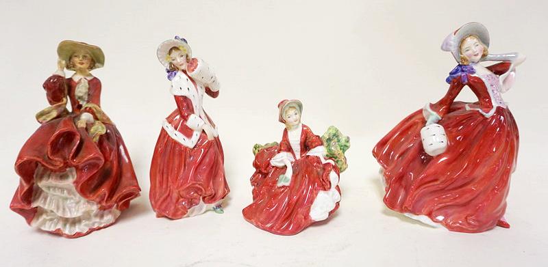 GROUP OF 4 ROYAL DOULTON FIGURES (1 of 2)