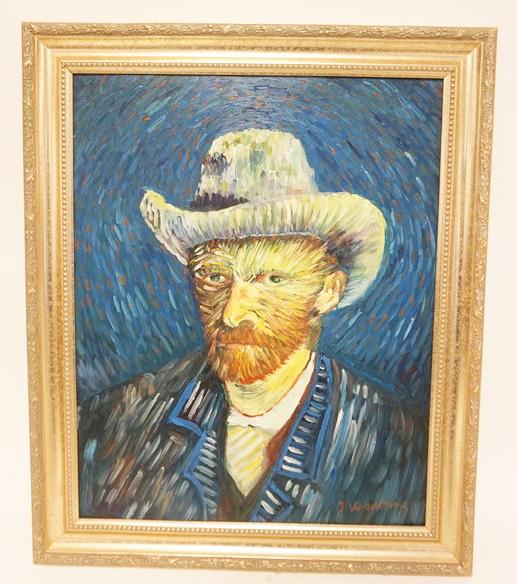 VINCENT VAN GOGH COPY SELF PORTRAIT (1 of 1)