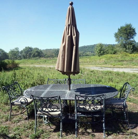 CAST METAL PAITO SET (1 of 4)