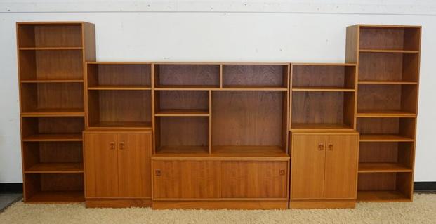 DANISH MCM MODULAR WALL UNIT (1 of 6)