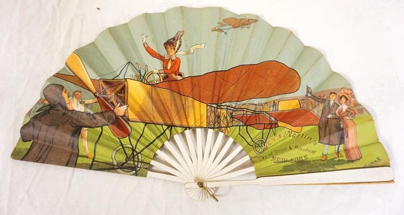 ANTIQUE FAN MADE IN PARIS (1 of 3)