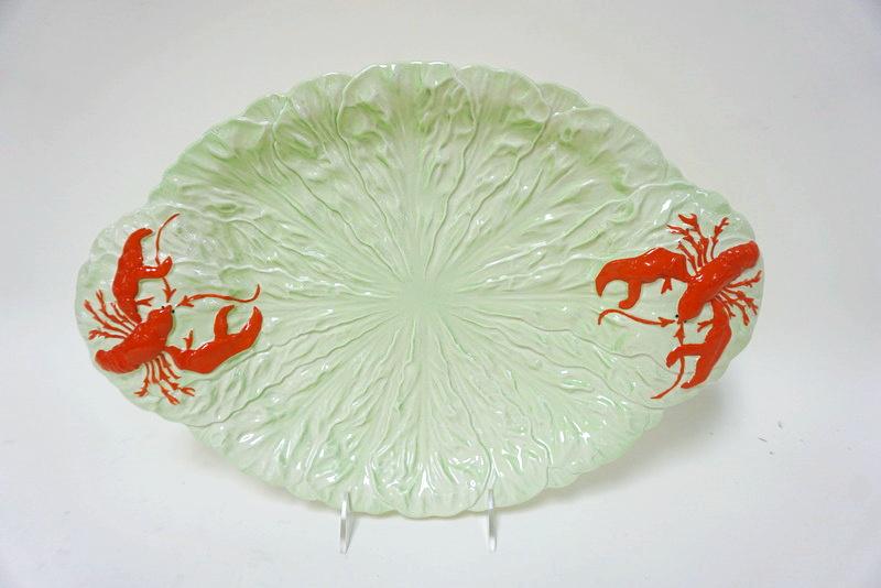CARLTON WARE LOBSTER PLATTER: CARLTON WARE LOBSTER PLATTER, APPROXIMATELY 17 IN X 11 IN