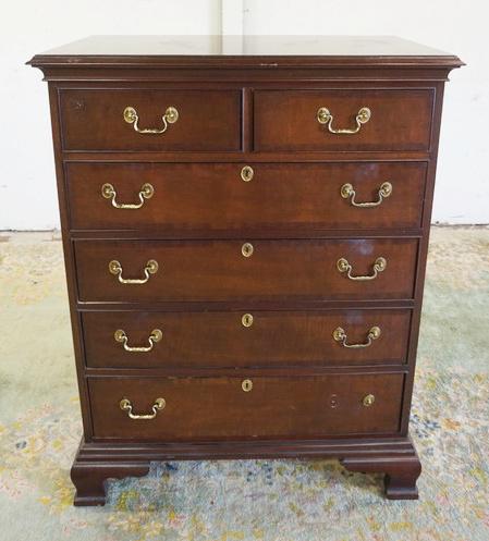 COUNCIL CRAFTSMAN 6 DRAWER HIGH CHEST (1 of 4)