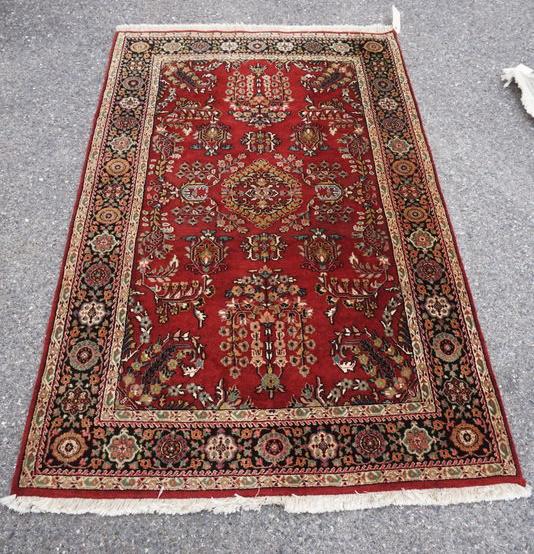 PERSIAN THROW RUG (1 of 4)