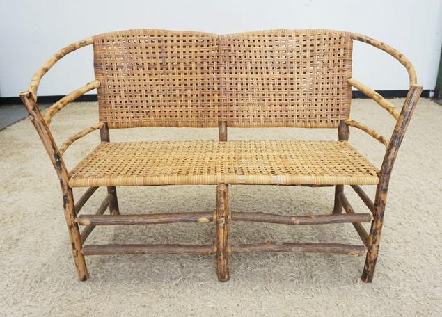 RUSTIC ADIRONDACK SETTEE (1 of 3)