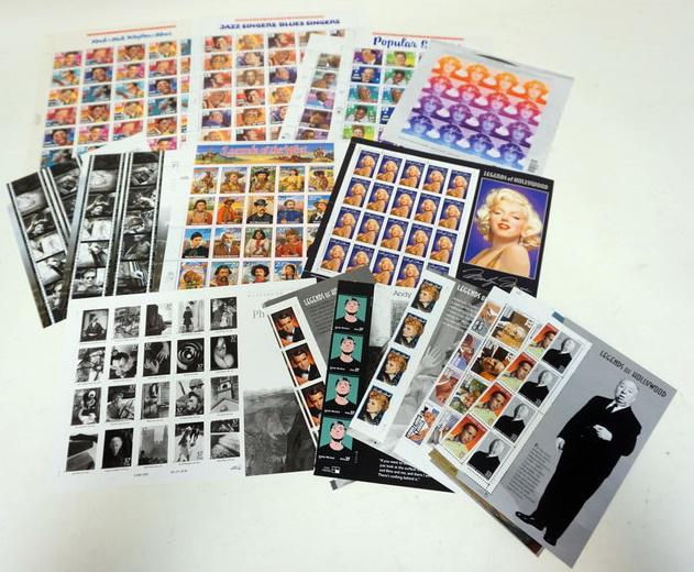 LARGE LOT OF MINT STAMP SHEETS (1 of 3)