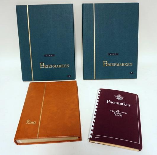 4 STAMP STOCK BOOKS CANCELLED USA STAMPS (1 of 10)