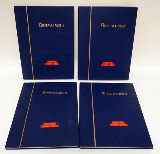 4 STAMP STOCK BOOKS, STAMPS OF POLAND (1 of 6)