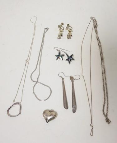 STERLING SILVER JEWELRY LOT (1 of 3)