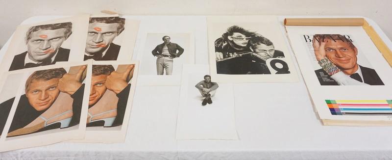 STEVE MCQUEEN 1960'S HARPERS BAZAAR PROOFS: STEVE MCQUEEN 1960'S HARPERS BAZAAR PROOFS