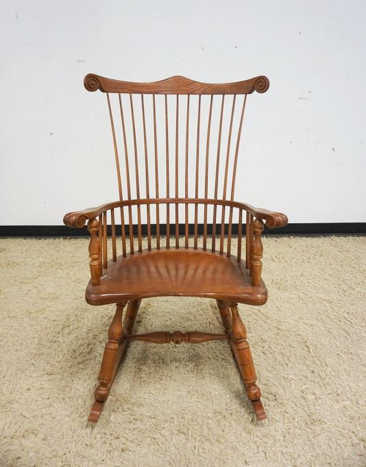 DUCKLOE BROS FAN BACK WINDSOR ROCKER (1 of 3)