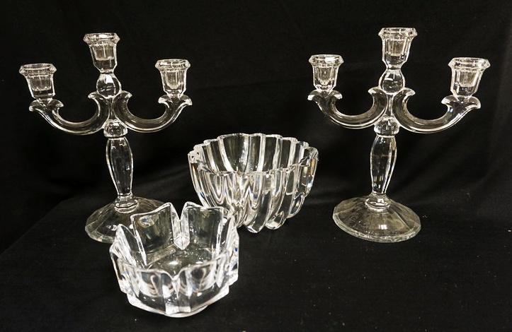 GLASS LOT INCLUDING 2 SIGNED ORREFORS (1 of 2)