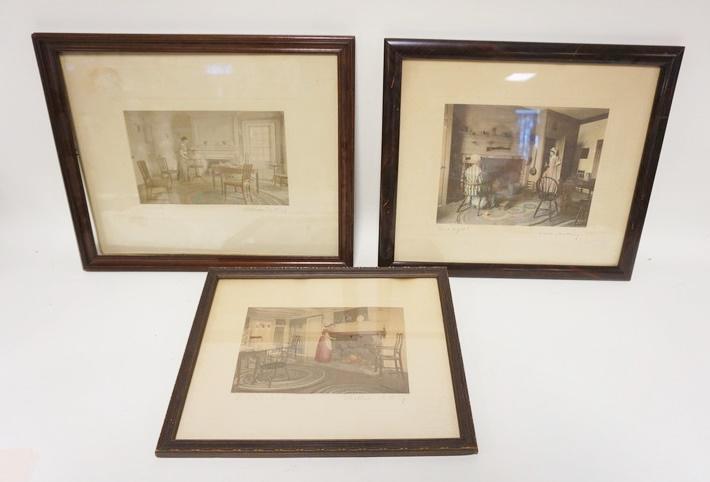 LOT OF 3 WALLACE NUTTING INTERIORS (1 of 1)