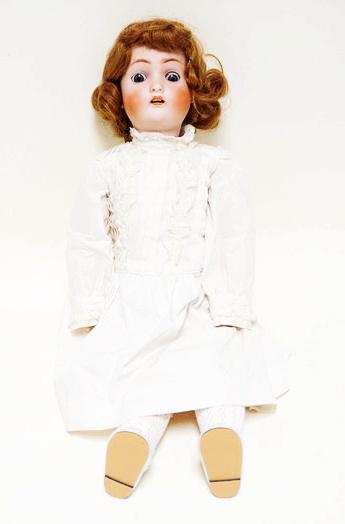 ANTIQUE GERMAN BISQUE HEAD DOLL (1 of 5)