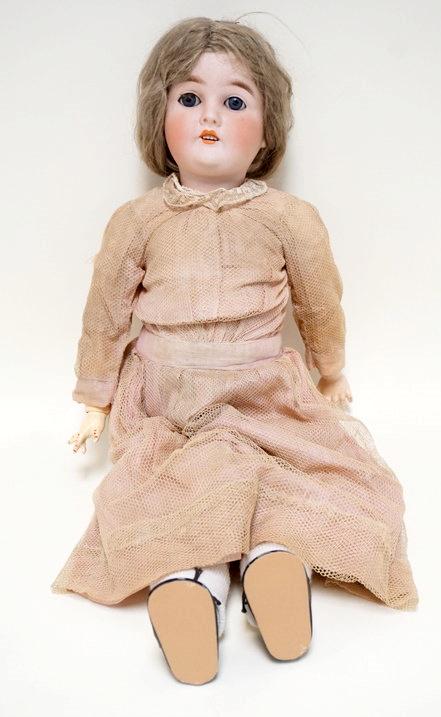 ANTIQUE GERMAN BISQUE HEAD DOLL (1 of 4)