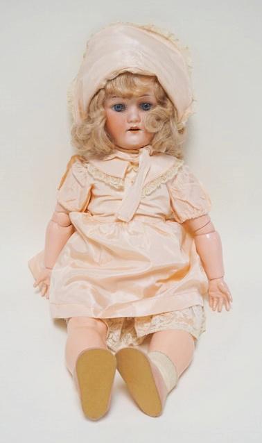 ANTIQUE GERMAN BISQUE HEAD DOLL (1 of 5)