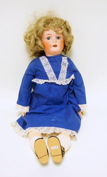 ANTIQUE GERMAN BISQUE HEAD DOLL (1 of 4)