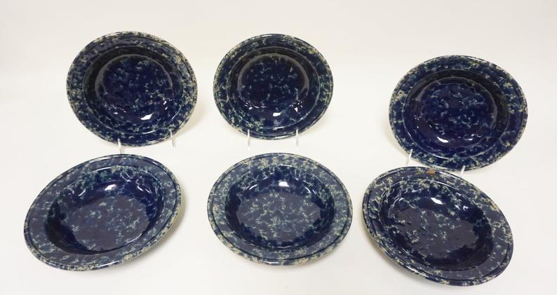 6 BENNINGTON POTTERY BOWLS (1 of 3)