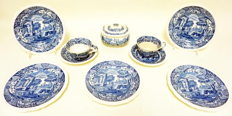 GROUP OF COPELAND SPODE: GROUP OF COPELAND SPODE, ITALIAN, ENGLAND