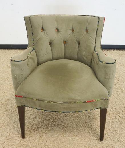 UPHOLSTERED TUFTED BACK CHAIR (1 of 6)