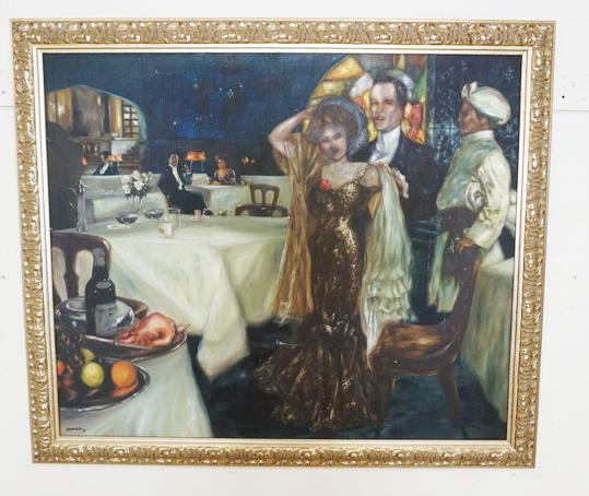 CHARLES HOFFBAUER OIL ON CANVAS (1 of 3)