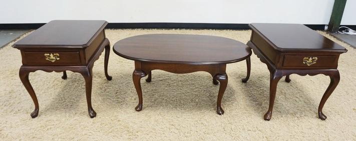 HARDEN CHERRY COFFEE AND END TABLES (1 of 4)