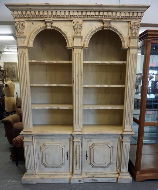 ITALIAN PAINT DECORATED BOOKCASE (1 of 2)