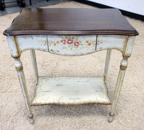 PAINT DECORATED STAND (1 of 2)