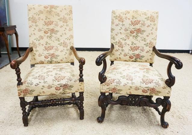 2 UPHOLSTERED ARMCHAIRS (1 of 2)