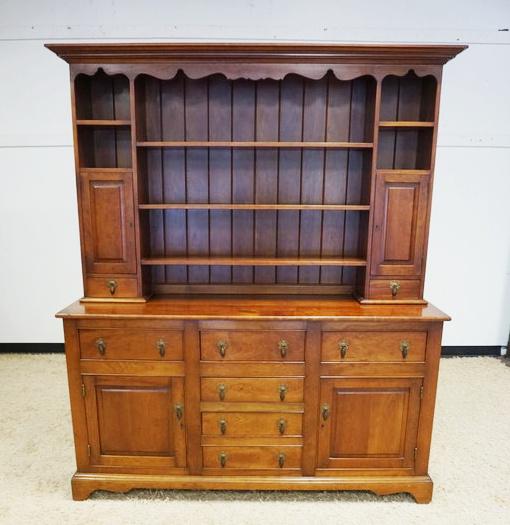 LEAPOLD STICKLEY SOLID CHERRY OPEN FACE HUTCH (1 of 3)